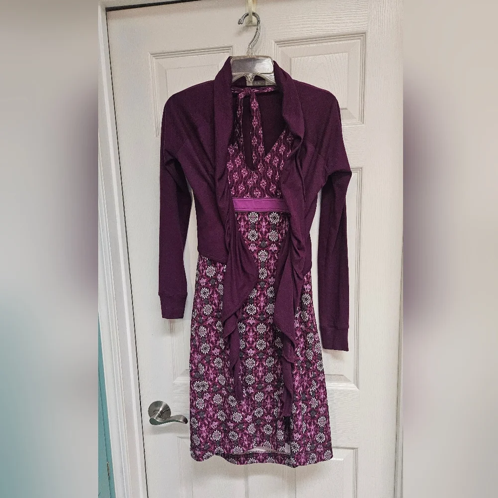 Athleta Ruffled Knit Open Front Cardigan - Picture 4 of 9